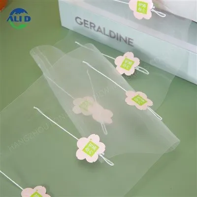 Fim renouvlab Piramid Tea Bag ak etikèt ak fisèl